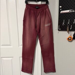 Strawberry Pleated Sweatpants